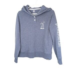 FootJoy FJ‎ Pinehurst US Open 2024 Hoodie Polo Men's S Blue Graphic Golf